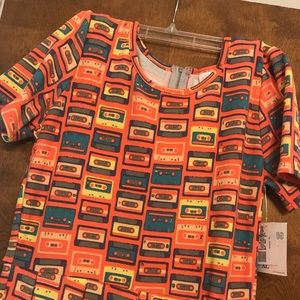 LuLaRoe Amelia Dress **vintage print